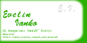 evelin vanko business card